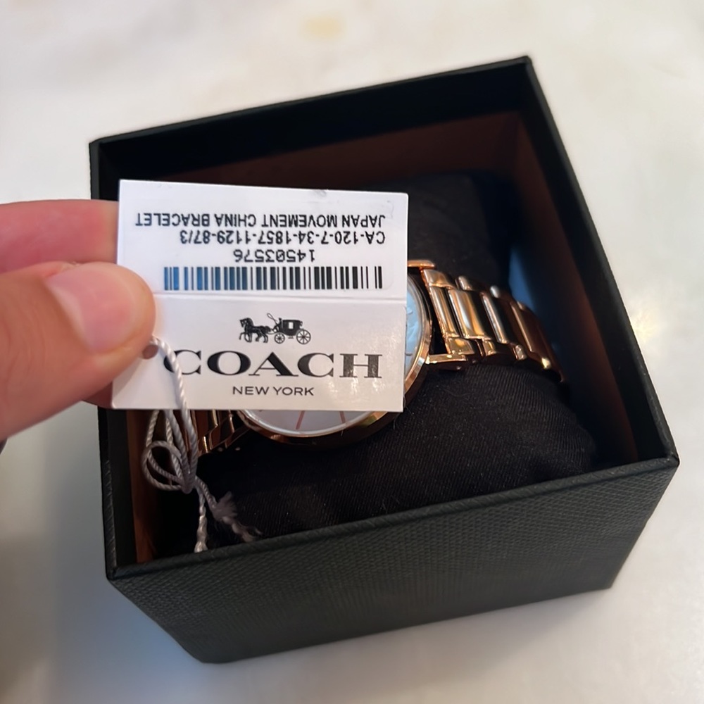 Coach Rose Gold Perry Watch - Picture 7 of 8